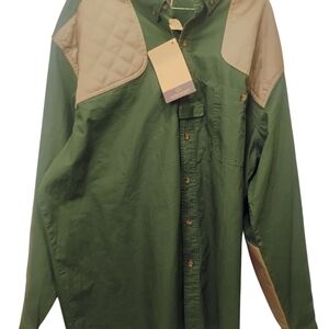 Northeast Outfitters Shirt Men's XXL Green Outdoors Shooting Hunting Workwear